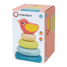 Kidstoys Mentari Art.245918 Wooden Pyramid Bird