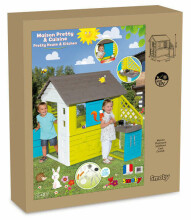 Smoby Art.810711S Bērnu dārza rotaļu namiņš (spēļu māja)