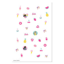 Barbie Snails nagu uzlīmes, Happy Vibes