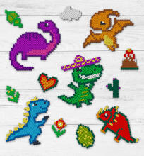 Splat Planet gludināmās krelles, Dinozauri