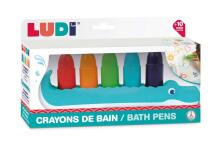 Набор игрушек для ванной LUDI, мелки с крокодилом