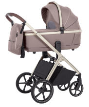 Bērnu ratiņi 2w1 CARRELLO Vector CRL-6550 Rock Beige