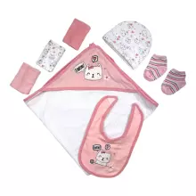 Tom Kids Baby Gift Set Art.246355 Pink Baby Gift Set  8 pieces