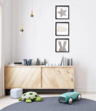 Room Accesories Art.246382 Decorative wall art in frame  "Star" – fluffy textile panel for kids' room