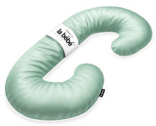 La Bebe™ Maternity Satin Pillow Sì - Duo Art.246559 Satin fabric, Pale green. Multifunctional maternity pillow with memory foam filling