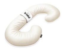 La Bebe™ Maternity Satin Pillow Sì - Duo Art. Art.246561 Satīna audums, balts. Daudzfunkcionāls spilvens/pakavs grūtniecēm, ar memory foam
