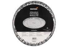 Mustang Barbeque foil tray round 4 pcs aluminium