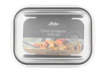 Maku Storage container glass with lid 0,64 L 17,5x13 cm