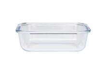 Maku Storage container glass with lid 0,64 L 17,5x13 cm