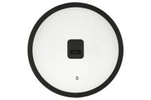 Maku Glass lid w/silicone edge 28 cm