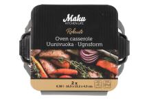 Maku Robuste oven casserole ceramic 2 pcs