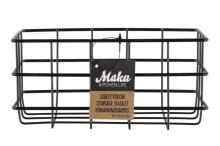 Maku Storage basket metal black 19x14x9 cm