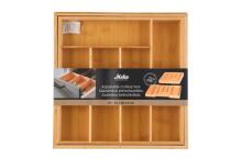 Maku Expandable bamboo cutlery tray