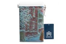 Winteria Coffee storage tin Nostalgia winter