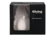 4Living Sauna decoration Santa white