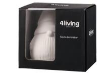 4Living Sauna decoration Santa white