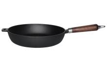Maku Fry pan cast iron wooden handle 28 cm
