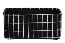 4Living Storage basket Nova black 4 kpl set