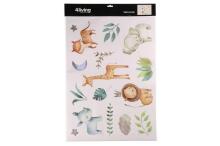 4Living Wall sticker wild animals 50 x 70 cm