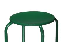 4Living Stool Joy metal stackable dark green