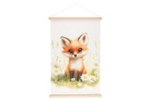 4Living Wall art Kakemono 60x90 cm cute animals assortment display