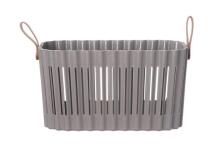 4Living Storage basket Air grey 27x18x14,5 cm