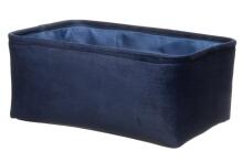 4Living Storage basket Astrid dark blue 4 pcs set