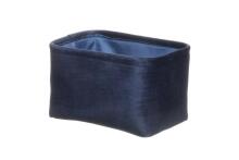 4Living Storage basket Astrid dark blue 4 pcs set