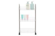 4Living Storage cart Air 3-layers with wheels clear