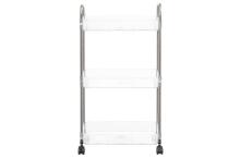 4Living Storage cart Air 3-layers with wheels clear