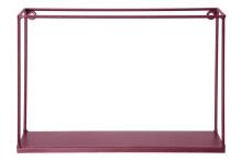 4Living Wall shelf Joy burgundy red