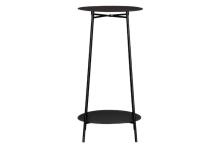 4Living Side Table Round black