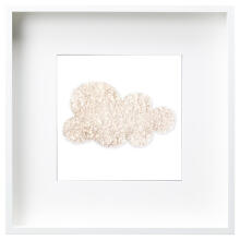 Room Accesories Art.297386 Decorative wall art in frame "Cloud" – fluffy textile panel for kids' room
