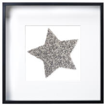 Room Accesories Art.447334 Decorative wall art in frame "Star" – fluffy textile panel for kids' room