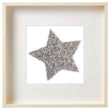 Room Accesories Art.447334 Decorative wall art in frame "Star" – fluffy textile panel for kids' room