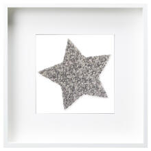 Room Accesories Art.447334 Decorative wall art in frame "Star" – fluffy textile panel for kids' room