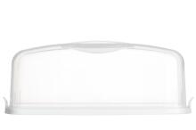 Maku Cake container rectangle white 38x17,5x14 cm