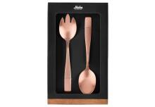 Maku Salad servers rose gold