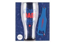 Winteria Gift set beer glass and bottle opener