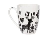 Winteria Mug Folk BW 34 cl