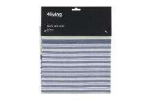 4Living Sauna seat cover stripe green 60x50 cm