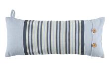 4Living Sauna cushion stripe blue 55x22 cm