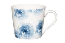 4Living Mug blue flowers 40 cl assortment