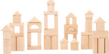 Legler Wooden Blocks  Art.247894 Деревянные кубики в мешке,100 шт