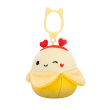 SQUISHMALLOWS Clip-on plush Valentine´s Day edition, 8 cm