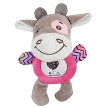 WOOPIE BABY Interactive Plushie Baby Cuddly Toy Light Sound Bull Teether Sleeper