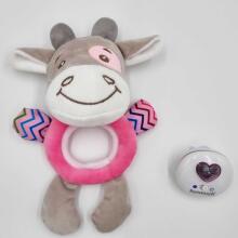 WOOPIE BABY Interactive Plushie Baby Cuddly Toy Light Sound Bull Teether Sleeper
