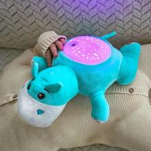 WOOPIE BABY Cuddly Toy 2in1 Projector Sleeper Hippopotamus