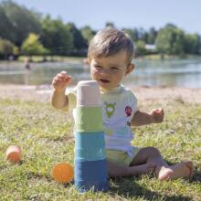 SMOBY Little Green Set Boat Tower Sorter Bioplastic