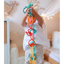 WOOPIE BABY Sensory Toy Teethers for Babies Pendants Animals Chain 24 pcs.